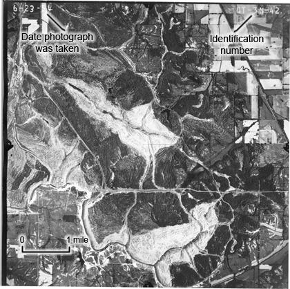 EXAMPLE OF AN HISTORICAL AERIAL PHOTO